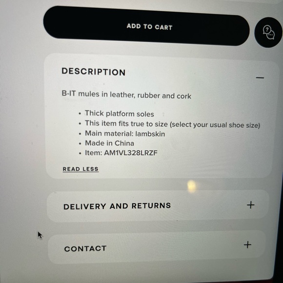 Men’s Balmain B-It Slides (mules) - leather, rubber, cork - Picture 12 of 12